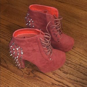 Spiked platform boots 🧡🎃